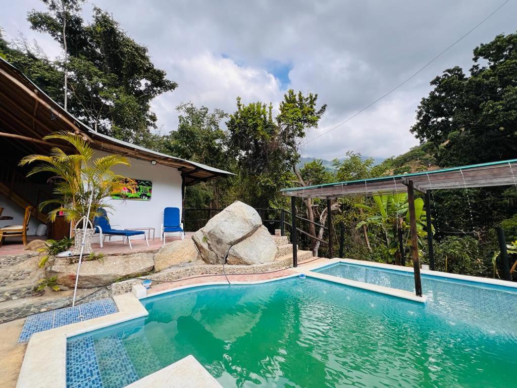 Minca Cabana La Roca Santa Marta  Eksteriør billede